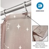 image:imageiDesign Watercolor Daisies Polyester Shower Curtain  12 Reinforced Buttonholes  72 x 72  OrangeTaupeWhite