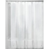 image:imageiDesign Waterproof PEVA Bathroom Shower Curtain Liner  72 x 72 White  Waterproof Use Alone or With Fabric CurtainFrost