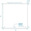 image:imageiDesign Waterproof PEVA Bathroom Shower Curtain Liner  72 x 72 White  Waterproof Use Alone or With Fabric CurtainFrost