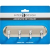 image:imageiDesign York Adhesive Backed Key Holder for Wall 15 x 7 x 55 Brushed Stainless SteelChrome