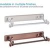 image:imageiDesign York Lyra Steel Wall Mount Paper Towel Holder Chrome  153 x 52 x 2 VersatileBronze