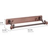 image:imageiDesign York Lyra Steel Wall Mount Paper Towel Holder Chrome  153 x 52 x 2 VersatileBronze
