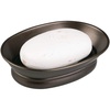 image:imageDesign Soap Dish for Bathroom Sink Brushed Stainless Steel  Soap Dish Holder for Bar SoapBronze