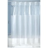 image:imageInterDesign 26680 Shower Curtain 72 in W X 72 in L X 14 in T Vinyl Clear  Master Guest Kids BathroomClear