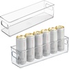 image:imageInterDesign Refrigerator and Freezer Storage Container  Deep Organizer Bin for Kitchen Clear  Deep Organizer Bin For KitchenPack of 2