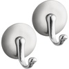 image:imageInterDesign York Self Adhesive HookBrushed SsChrome