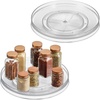 image:imageiDesign 11Inch Round Lazy Susan Organizer Set of 2 Clear  Kitchen or Pantry Storage11 Inch