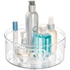 image:imageiDesign 9Inch Plastic Lazy Susan Organizer Clear  With Handles