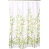 image:imageiDesign Anzu Fabric Shower Curtain Green 72 x 72  WaterRepellent Bath Liner For Kids Guest College Dorm Master BathroomGreen