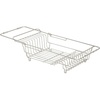 image:imageiDesign Classico Kitchen OvertheSink Dish Drainer Rack for Drying Glasses Silverware Bowls Plates  Satin