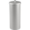 image:imageiDesign Freestanding Bathroom Toilet Paper Storage Holder with Lid Bronze  For 3 Extra RollsSilver