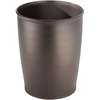 image:imageiDesign Kent Plastic Plunger with Cover Set Bronze  596 x 596 x 2166 For Master Guest Kids Office Bathroom Cleaning and StorageWaste Can