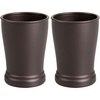 image:imageiDesign Kent Tumbler Cup Bronze  Bathroom Vanity Countertop Storage1 Count Pack of 2