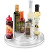 image:imageiDesign Linus Lazy Susan Cabinet Turntable  2Tier Organizer Tray for Kitchen Pantry or Countertops  11 Clear