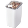 image:imageiDesign Medium Airtight Kitchen Canister White Set of 4  For Kitchen PantryLarge