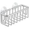 image:imageiDesign Metro Rustproof Aluminum Suction Sponge Holder for Kitchen Sink  Basket Silver  For Kitchen Sink RustproofSuction Sink Center