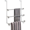 image:imageiDesign Over the Door Towel Rack The York Collection 15 x 7 x 228 Brushed NickelBrushed Nickel
