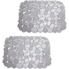 image:imageiDesign Pebblz Kitchen Sink Protector Mat Graphite  01 x 136 x 107Graphite