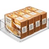 image:imageiDesign Plastic Stackable Pantry Bin Set of 2 Clear  Storage Bin with Handles For Cabinets or FridgePack of 1