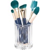 image:imageiDesign Plastic Tumbler Cup Clear  Holder for Makeup Brushes Toothbrushes Glasses For Bathroom Vanity Dorm BedroomSoap Dish