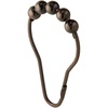 image:imageiDesign Shower Curtain Rings Set of 12 Bronze  Smooth Gliding Curtain RingsBronze