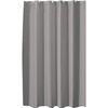image:imageiDesign Solid Polyester Shower Curtain Sand Brown  12 Reinforced ButtonholesGrey