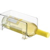 image:imageiDesign Stackable Bottle Holder Set of 4 Clear  For Water or Wine BottlesPack of 1
