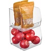 image:imageiDesign Stackable Clear Open Front Storage Bin 2Pack  Easy Access For Kitchen Pantry or CabinetPack of 2