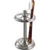 image:imageiDesign Steel Divided Toothbrush Holder Stand 325 x 325 x 575  Four Divided Compartments Brushed Nickel amp Polished ChromeSplit Finish