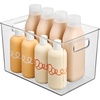 image:imageiDesign Storage Bins with Handles Set of 2 Clear  Organizer Bins For Kitchen Pantry Bathroom or Home OfficePack of 1