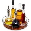 image:imageiDesign The Ra Safford Collection Acacia Wood and Wire Turntable 11 Spinner