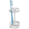 image:imageiDesign Toothbrush Holder Clear Pack of 2  4 Divided Sections For Bathroom or VanityClear