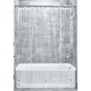 image:imageiDesign Vinyl Shower Curtain Liner 72 x 84 Clear  12 Grommets Weighted MagnetsPack of 1