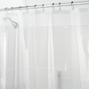 image:imageiDesign Vinyl Shower Liner PVCFree Curtain with Magnets for Master Guest Kids Bathroom Bathtub Long ClearClear