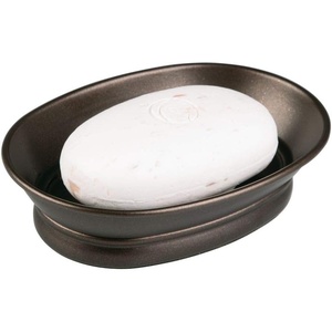 image:imageDesign Soap Dish for Bathroom Sink Brushed Stainless Steel  Soap Dish Holder for Bar SoapBronze