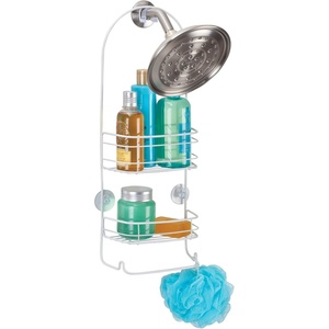 image:imageInterDesign 58652 Rondo Bathroom Shower Caddy for Shampoo Conditioner Soap  White