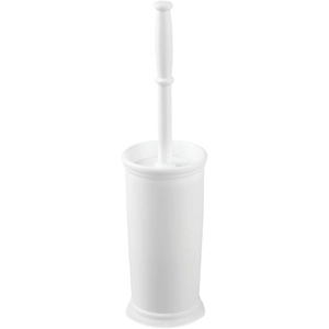 image:imageInterDesign Kent Plastic Toilet Bowl Brush Set Classic Design Slim Compact Bowl Brush and Holder for Bathroom  Sturdy Deep Cleaning 425 x 425 x 16 WhiteWhite