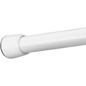 image:imageiDesign Cameo Metal Expandable Constant Tension Shower Curtain Rod for Master Guest Kids Bathroom Adjustable from 2642 WhiteWhite