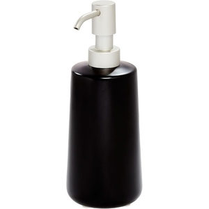 image:imageiDesign Ceramic Soap Dispenser Matte Black  Bathroom Vanity Kitchen CountertopMatte Black