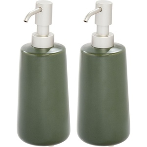 image:imageiDesign Ceramic Soap Dispenser Matte Black  Bathroom Vanity Kitchen CountertopMoss