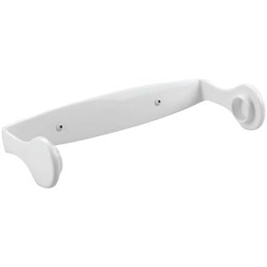 image:imageiDesign Clarity Wall Mount Paper Towel Holder White  BPAFree Plastic 1125 x 225 x 475White
