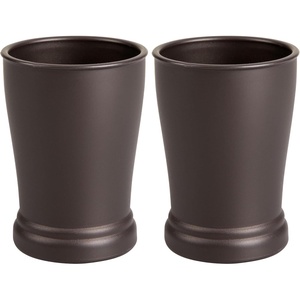 image:imageiDesign Kent Tumbler Cup Bronze  Bathroom Vanity Countertop Storage1 Count Pack of 2