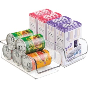 image:imageiDesign Pantry Bin for Kitchen or Cabinet Storage Set of 4 ClearPack of 2