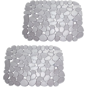 image:imageiDesign Pebblz Kitchen Sink Protector Mat Graphite  01 x 136 x 107Graphite
