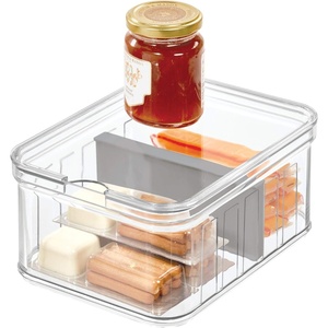 image:imageiDesign Plastic Crisp Divided Fruit and Vegetable Storage with Easy to Grip Integrated Handles Designed to Keep Food Fresh Longer 832 x 632 x 376 2 Section  Easy to Grip Integrated Handles Keeps Food Fresh LongerPack of 1