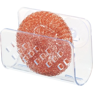 image:imageiDesign Plastic Sink Cradle Clear  For Kitchen or Bathroom Organization