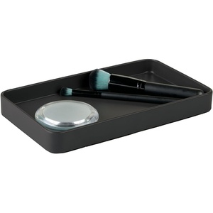 image:imageiDesign Stainless Steel Bathroom Tray for Towels Cosmetics and Accessories The Gia Collection  962 x 562 x 107 WhiteMatte Black