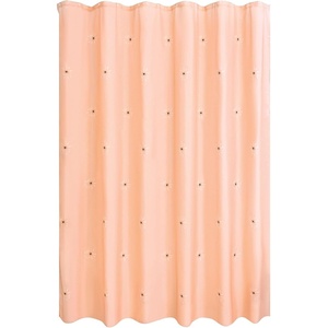 image:imageiDesign Watercolor Daisies Polyester Shower Curtain  12 Reinforced Buttonholes  72 x 72  OrangeOrange