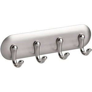 image:imageiDesign York Adhesive Backed Key Holder for Wall 15 x 7 x 55 Brushed Stainless SteelChrome