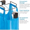 image:imageInterDesign Classico Over Cabinet Plastic Bag Holder  Storage Organizer for Kitchen BronzeBronze